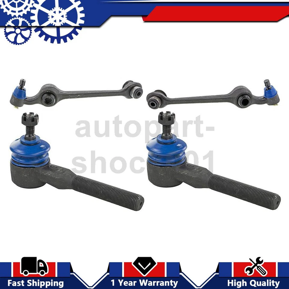 4 Brazos de control Mevotech inferiores delanteros extremos de varilla de amarre para Chrysler Concorde 2000 Foto 1 de 4