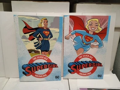 Supergirl La Edad de Plata DC TPB Vol 1 y 2 Lote de 2 Limpios Sin Leer Foto 1 de 4