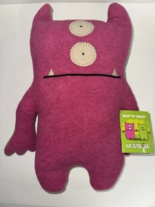 NEU MIT ETIKETT UGLY DOLL BOP N' BEEP PLÜSCH ROSA & GRÜN DOPPELSEITIG 2005 MIT ETIKETT M13,5 ZOLL GUND - Bild 1 von 2