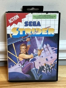 Strider (Sega Master System, 1991) USA NTSC UPC CIB komplettes Spiel, Handbuch, Hülle - Bild 1 von 10