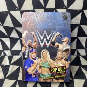 WWE Pop Quiz Trivia Deck Game Wrestling History Question Cards WWF - Picture 1 of 9
