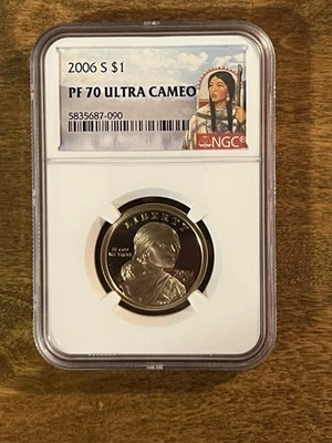 2006-S Sacagawea $1 NGC PF 70 Ultra Cameo - Image 1 of 4