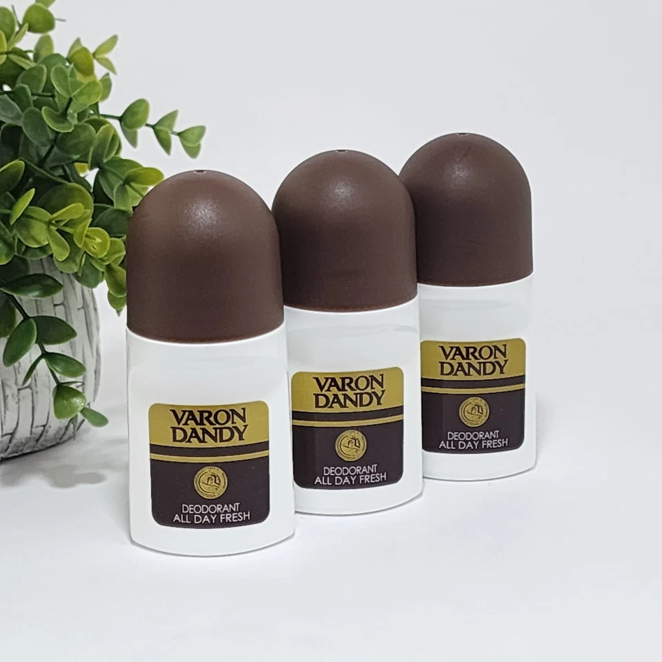 Desodorante roll-on Varon Dandy 2,53 fl oz fresco todo el día - Lote de 3 Foto 1 de 1