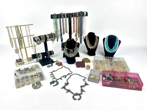 Vintage Estate Jewelry Lot Signed Monet, Trifari, Sarah Cov, Napier & Unsigned - Picture 1 of 17