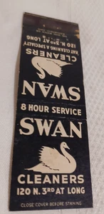 Schwanenreiniger Werbung 20 Frontschlag Streichholzheftchen Einband - Bild 1 von 3