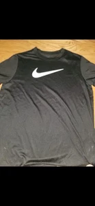 Boys Black Nike Dri-fit Tee - Picture 1 of 2