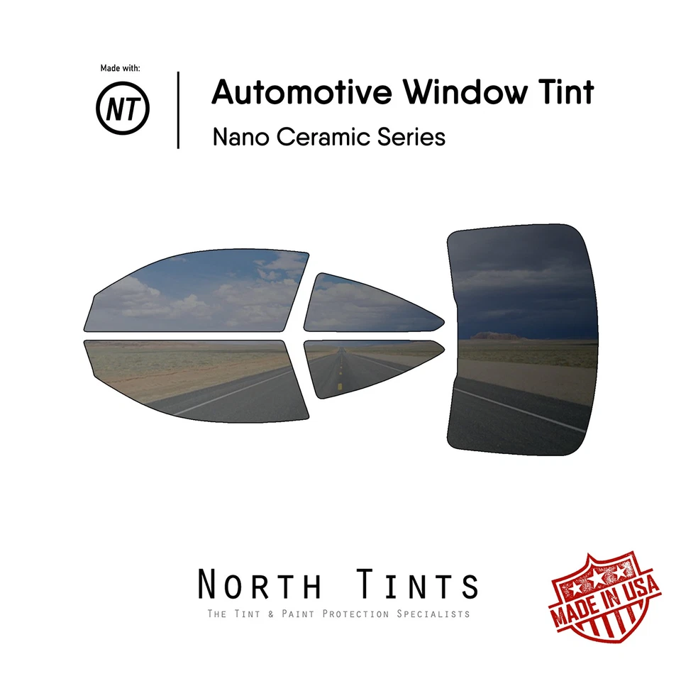 Película de tinte de ventana precortada nano cerámica vidrio automotriz para BMW M4 2015-2020 cupé Foto 1 de 4