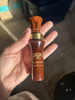 Duck commander “ Commander In Chief” Cocobolo Duck Call Brass Ring Rare - Image 1 of 4