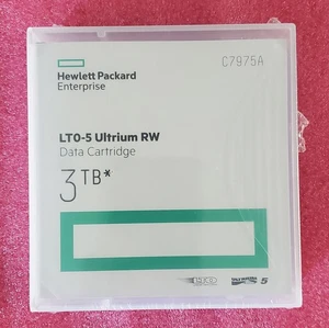 HPE Hewlett Packard Enterprise LTO-5 Ultrium RW C7975A Tape Cartridge 3TB* - Picture 1 of 2