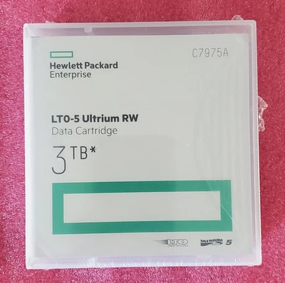 HPE Hewlett Packard Enterprise LTO-5 Ultrium RW C7975A Tape Cartridge 3TB* - Image 1 of 2