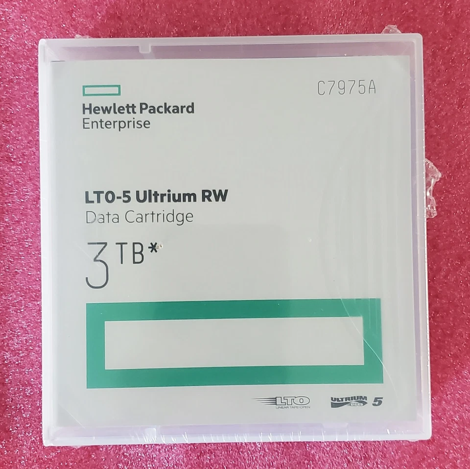 HPE Hewlett Packard Enterprise LTO-5 Ultrium RW C7975A Tape Cartridge 3TB* - Image 1 of 2