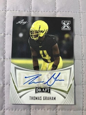 Thomas Graham 2021 Leaf Draft Autograph #BA-TG2 Rookie Card RC Auto - Image 1 of 2