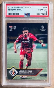 PSA 10 GEM MINT🔥Yeremy Pino RC 2021 UCL Topps Now Card #57 1st UEFA Goal /1205 - Picture 1 of 1