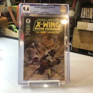 STAR WARS X-WING ROGUE SQUADRON #2 : CGC 9.6 NM : Wedge Antilles, 1 MOVIE - Picture 1 of 6