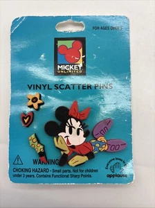Mickey Unlimited Applause Vinyl Scatter Minnie Mouse Pins - Picture 1 of 3