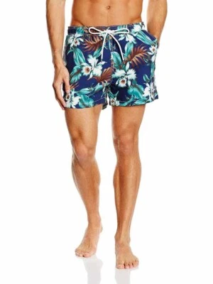 Boxer da mare Franklin Marshall Uomo Blu Floreale tg. XS-S-M-L-XL-3XL F3/010 - Immagine 1 di 4
