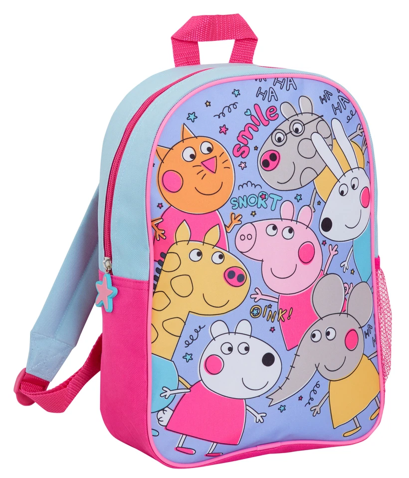 Peppa Pig Rucksack Mädchen Peppa & Friends Backpack Kindergarten Lunch Bag
