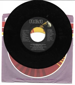 Charley Pride: "Never Been So Loved (In All My Life) / I Call Her My Girl" - EX! - Imagen 1 de 1
