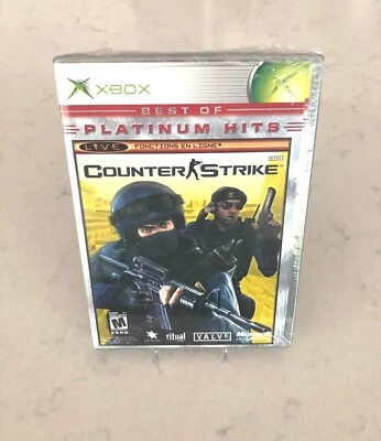 Xbox Counter Strike (Factory SEALED) Double SEALED with french manual RARE* - Image 1 of 4
