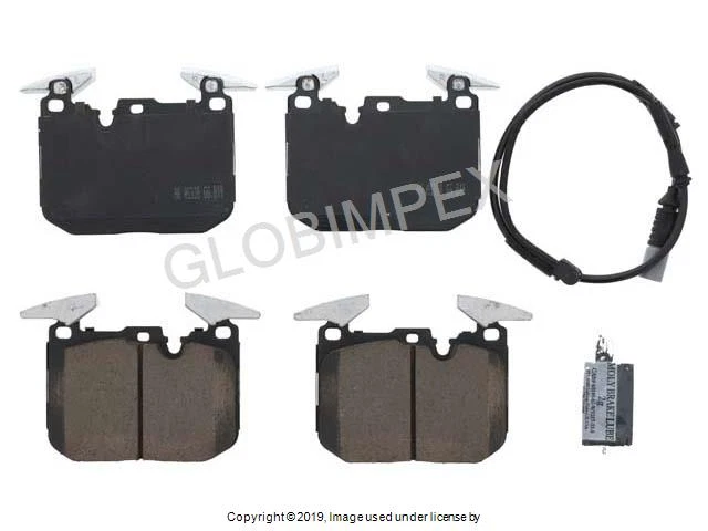 宝马 328i 328i GT xDrive 330i 335i (2012-2019) 刹车片套装前部 AKEBONO EURO — 第 1/1 张图片