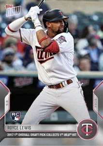 2022 TOPPS NOW TARJETA DE NOVATO MINNESOTA TWINS ROYCE LEWIS #136 1er éxito de carrera de mlb - Imagen 1 de 1