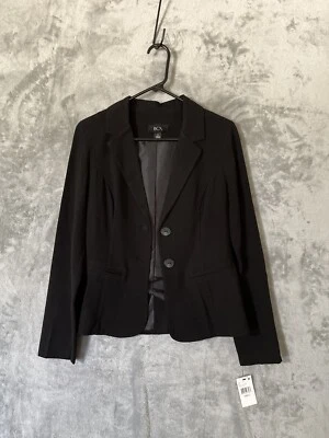 Jaqueta Blazer BCX Preta Feminina Tamanho S Forrada Escritório Carreira - Imagem 1 de 4