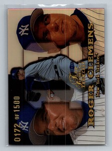 1999  Flair Showcase Roger Clemens /1500 Showpiece Flair Showcase Row 1 Yankees