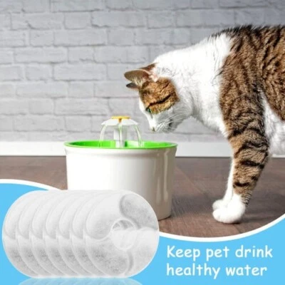 12PCS Carbon Filters Water Fountain Replacement For Pet Dog Cat Water Drinking