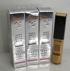 LANCOME TEINTE IDOLE ULTRA WEAR ALL OVER CONCEALER 410 BISQUE (W) 0.43 OZ 3PCS