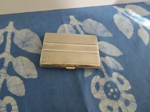 boîte en argent étui à cigarette ou à carte 82 gr orfèvre illisible - Picture 1 of 12