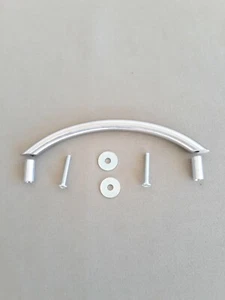 Maniglie estraibili cassettiera nichel spazzolato lunghe 5" NUOVE con viti 132 disponibili - Foto 1 di 4
