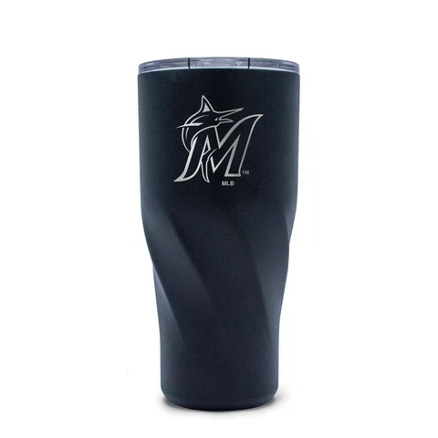 Miami Marlins 20oz Morgan Stainless Steel Tumbler [NEW] MLB Cup Travel Mug Cover