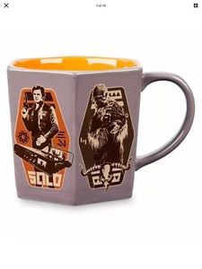 Star Wars Han Solo, Lando, Chewbacca, QI'RA, taza/taza hexagonal 6 caras NUEVA CON ETIQUETAS - Imagen 1 de 7