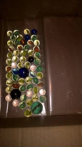 MURMELN verschiedene Größen Vintage bis Modern Konvolut 61 Murmeln (gebraucht)  - Bild 1 von 2