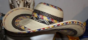 COLOMBIAN HAT~~FINO SOMBRERO VUELTIAO~~CUSTOM DESIGN  23 vueltas   MEDIUM large - Picture 1 of 9