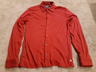 NAT NAST Casual Dark red Abstract Polyester Mens Large Modal/poly Blend - Image 1 of 4