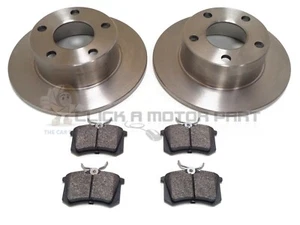 VOLKSWAGEN VW PASSAT 1997-2004 BERLINA + JUEGO DE 2 DISCOS DE FRENO TRASERO Y PASTILLAS - Imagen 1 de 1
