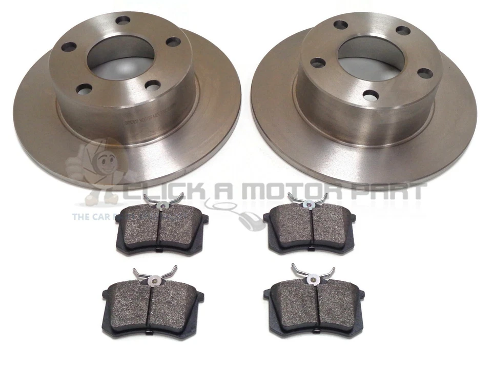 VOLKSWAGEN VW PASSAT 1997-2004 BERLINA + JUEGO DE 2 DISCOS DE FRENO TRASERO Y PASTILLAS Foto 1 de 1