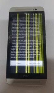 HTC One E8 16GB(OPAJ500) White- Sprint - Bad Digitizer - Picture 1 of 7