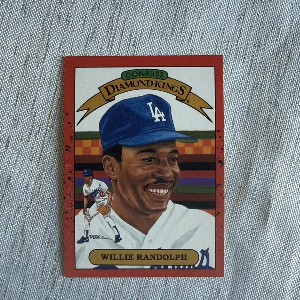 Donruss 1990 - Diamond Kings #19 Willie Randolph (tarjeta de error múltiple) Foto 1 de 4