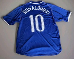 Brazil RONALDINHO 2006 2008 Jersey Soccer Brasil World Cup Large - Picture 1 of 6