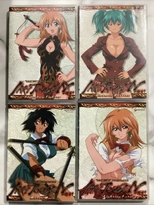 Ikki Tousen "Bakunyu" Hyper-Battle Volumes 1-4 DVDs with Inserts - Imagen 1 de 3