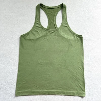 Lululemon Women Solid Vista Green Swiftly Tech Racerback 2.0 Tank Workout Top 12 - Image 1 of 4