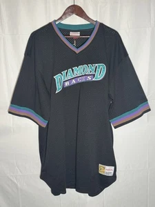 Maglia Mitchell & Ness uomo Diamondbacks MLB bottoni davanti squadra XLT nero acqua - Foto 1 di 6