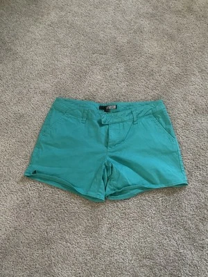 Volcom Shorts Womens Juniors Size  7 Blue/Teal - Image 1 of 4