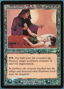 Murderous Betrayal FOIL Nemesis PLD Black Rare MAGIC CARD (ID# 246594) ABUGames - Picture 1 of 2