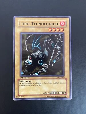 Yu-Gi-Oh Common Card Ita 1st Ed Pmt-i096 Technological Wolf Near Mint - Image 1 of 2