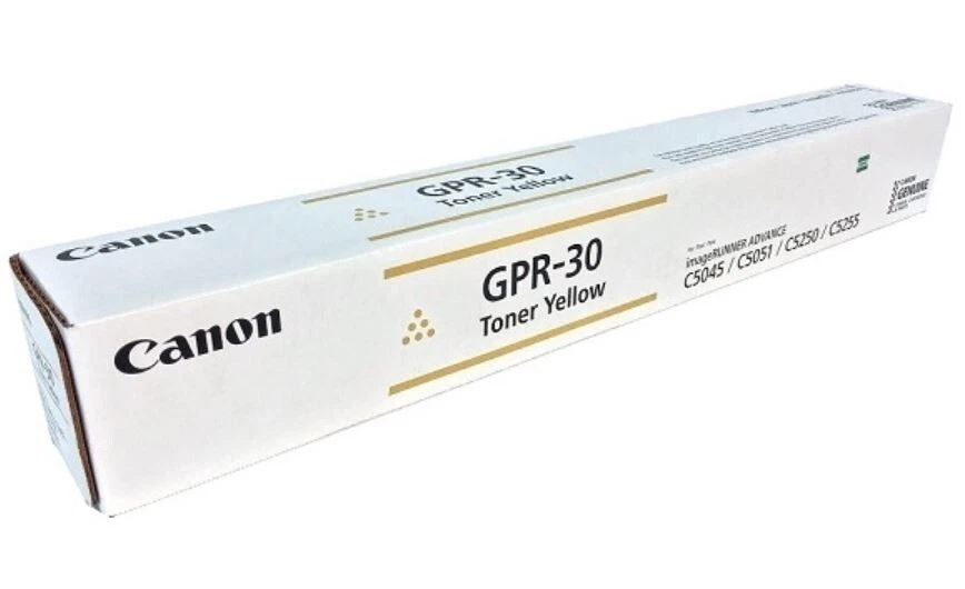 Cartucho de tóner amarillo Canon GPR-30 (2801B003AB) Foto 1 de 1