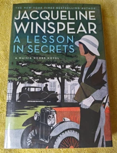 A Lesson in Secrets: A Maisie Dobbs Novel by Jacqueline Winspear SIGNED 1st ed. - Foto 1 di 9