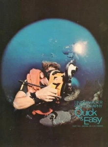 1971 schneller & einfacher Kauf und Unterwasserkamera DRUCKARTIKEL Jim & Cathy Church - Bild 1 von 1